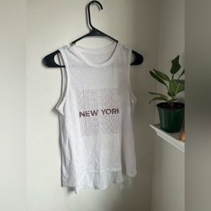 David Lernery Target tank top Thank you take out bag graphic top David Lerner